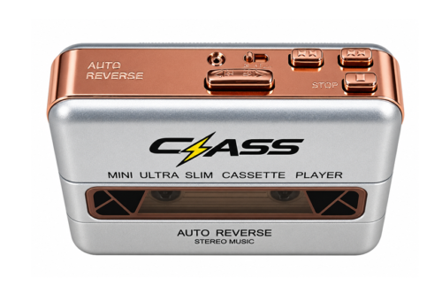 Retro Copper Mini Cassette Player