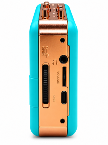 Turquoise Copper Portable Audio Player